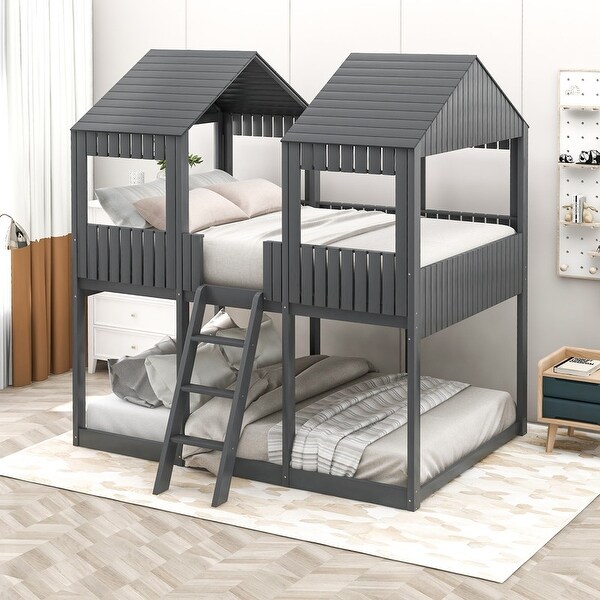 Bunk beds with slide for sale clearance